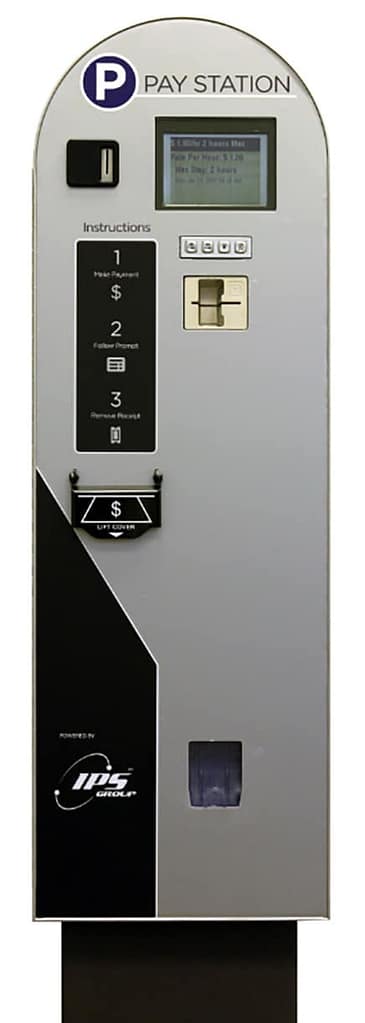a Digital Payment Technologies Luke 1 Multi-Space pay station