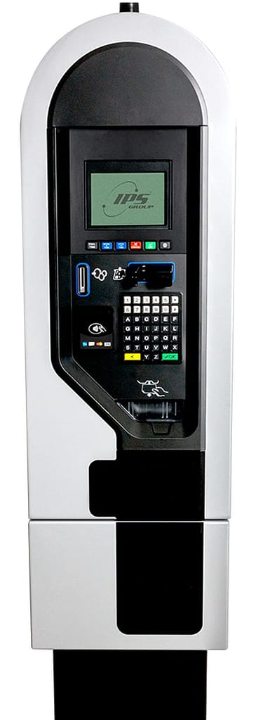 a Digital Payment Technologies Luke 2 Multi-Space pay station